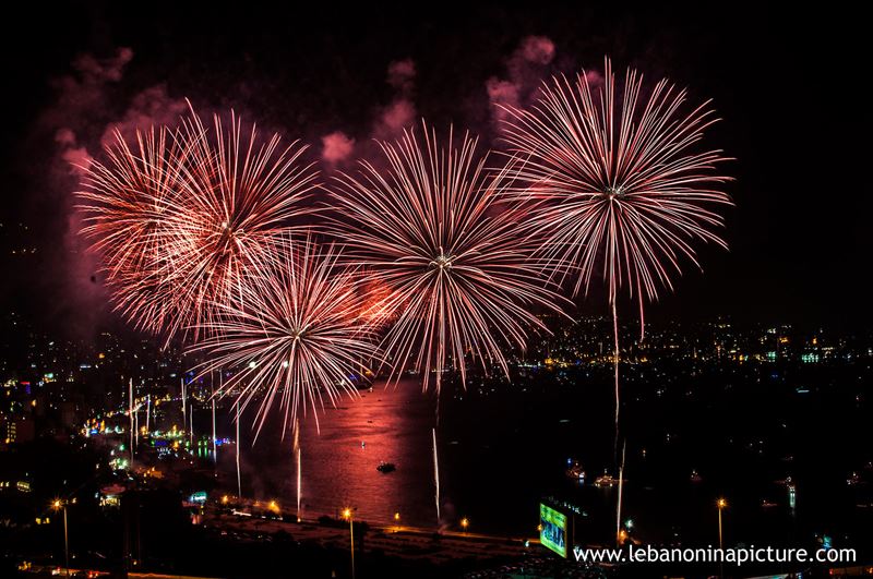 Jounieh Fireworks Summer 2014