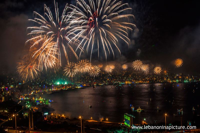 Jounieh Fireworks Summer 2014