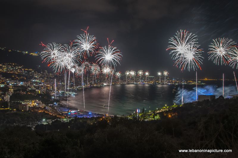 Jounieh International Festival 2018 - Fireworks Pictures (Jounieh Bay)