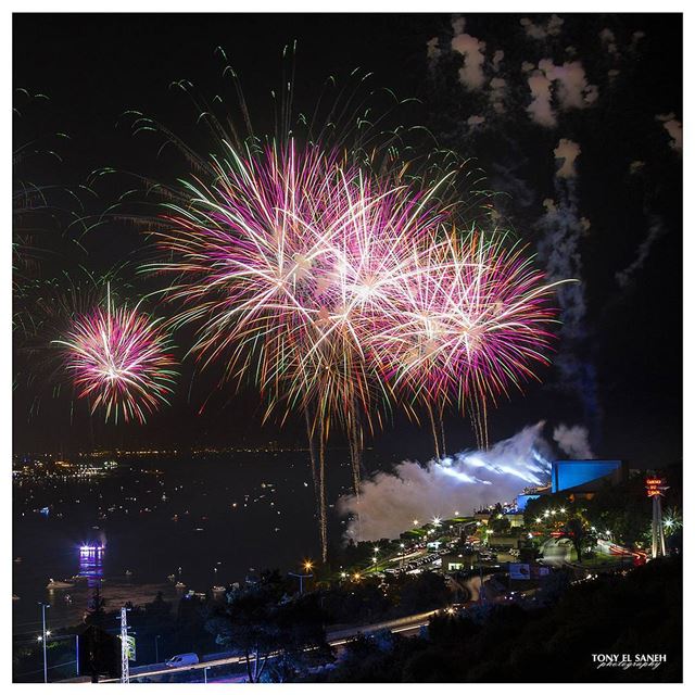  jounieh  lebanon  jouniehfestival  jouniehbay  fireworks  festival ... (Jounieh International Festival)