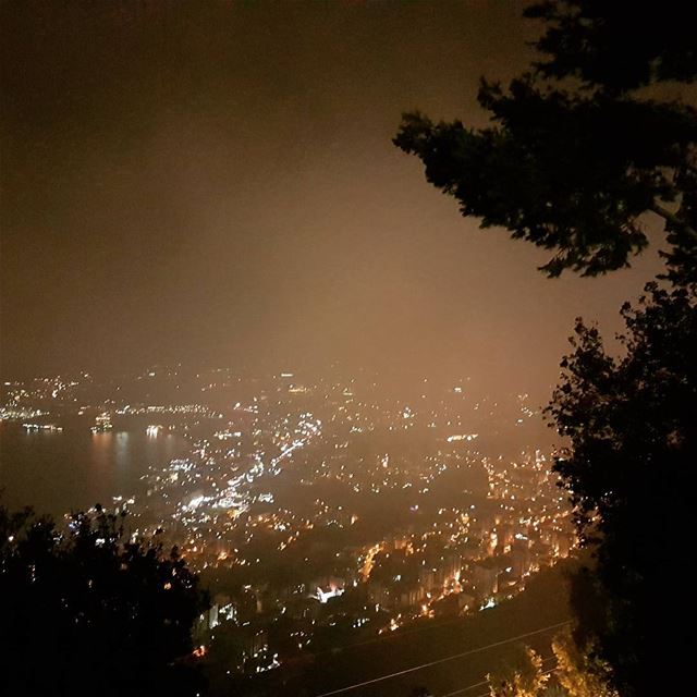  jounieh  night  fromharissawithlove  livelovejounieh  wearelebanon ... (Harîssa, Mont-Liban, Lebanon)