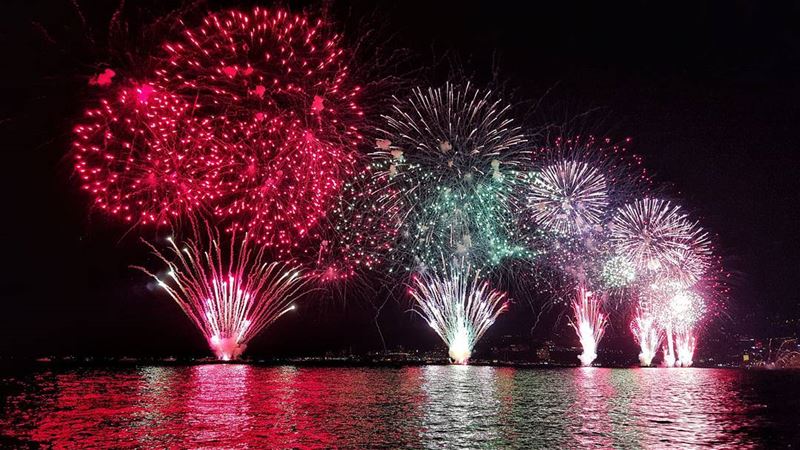 Jounieh was literally  Lit🔥🎆  Fireworks  jounieh  Lebanon  hdr ... (Jounieh Summer Festival)