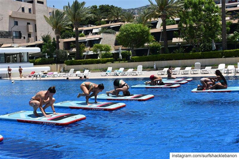 July 1st ☀ FITMAT YOGA 🧘‍♂️...... yoga  yogalife  yogalove  summer... (Surf Shack Lebanon)