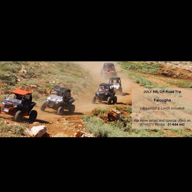 July 5th: Falougha Off-Road TripDeparture points : 9 AM from Laqlouq base...