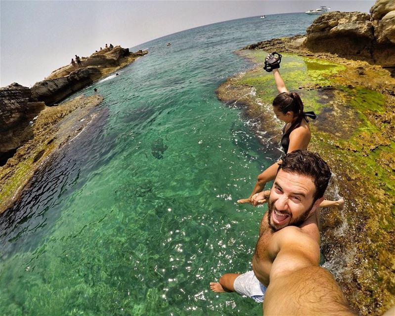 Jumping into the week be Like 👻🤙🏻 BSHIL  Sea  Lebanese  lebanon ... (Batroûn)