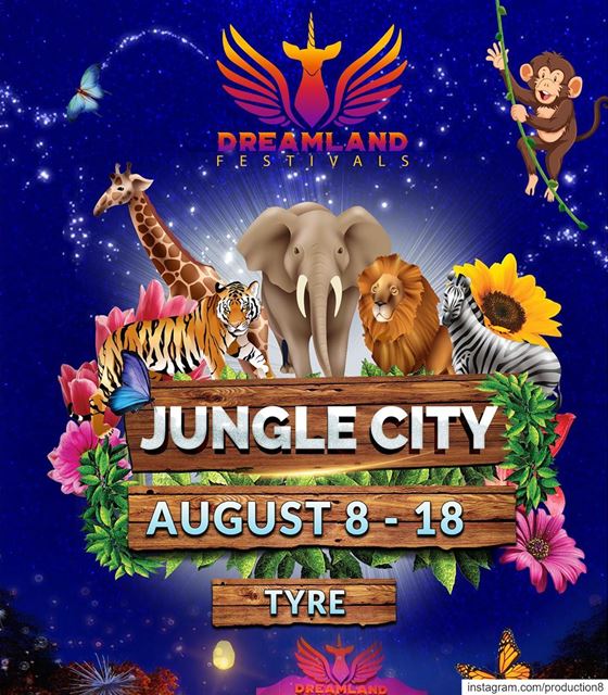 Jungle City is moving to Tyre as part of @dreamlandfestivals starting on ... (Tyre, Lebanon)