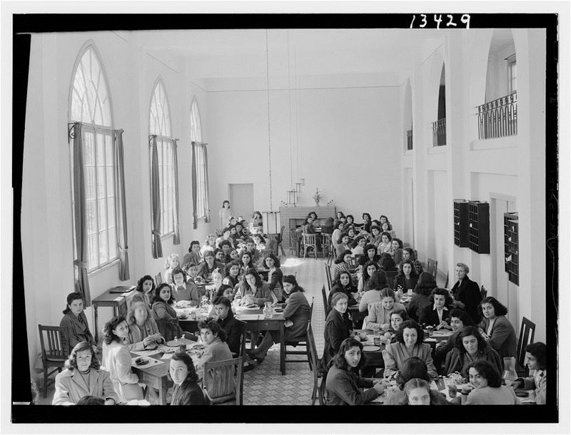 Junior Girls College Dining Hall  1946 