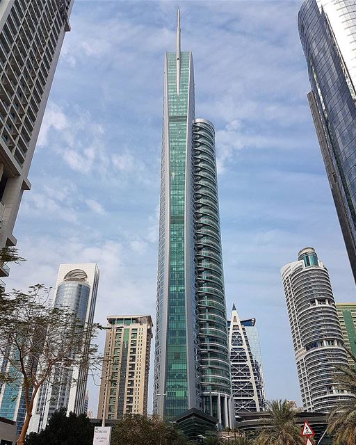 ... Just a Lovely Tower (JLT) 😊😆------.. photography  photooftheday ... (Jumeirah Lakes Towers)
