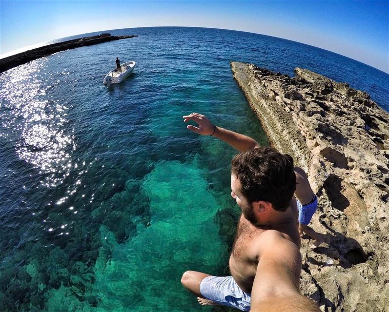 Just Do It ✔️ Livelovebeirut  Sea  Lebanese  lebanon  Instagram  Gopro ... (Joining)