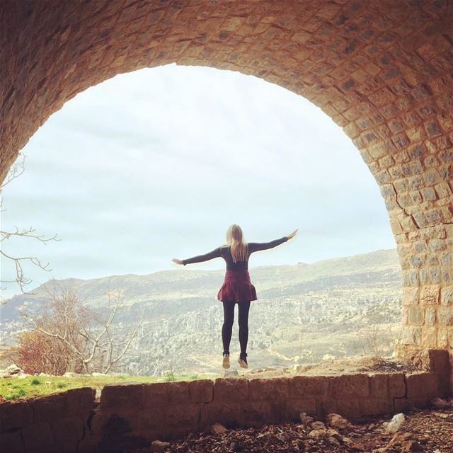 Just enough madness to make her interesting 💚... keepdiscovering ..... (Mount Sannine)