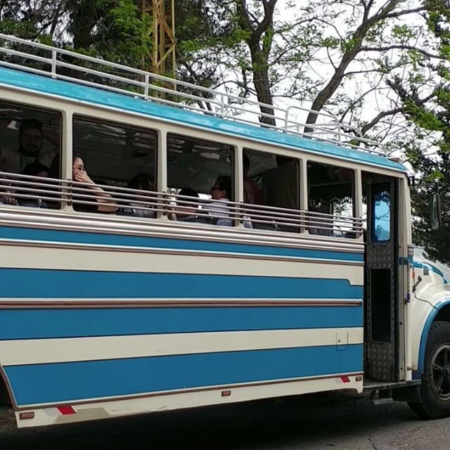 Just thought I would stare at a Lebanese school bus (they come in red also) (Dayr Al Qamar, Mont-Liban, Lebanon)