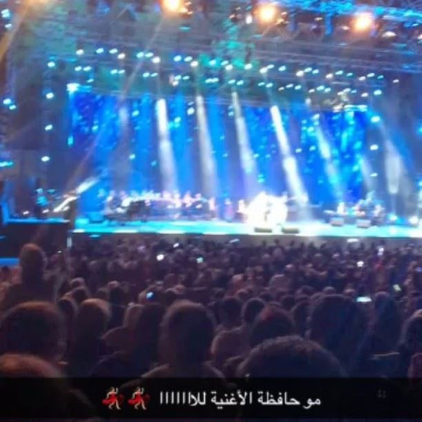 .Kathem Al-Saher concert in Ehden,Lebanon . A magnificent voice between... (Ehden, Lebanon)