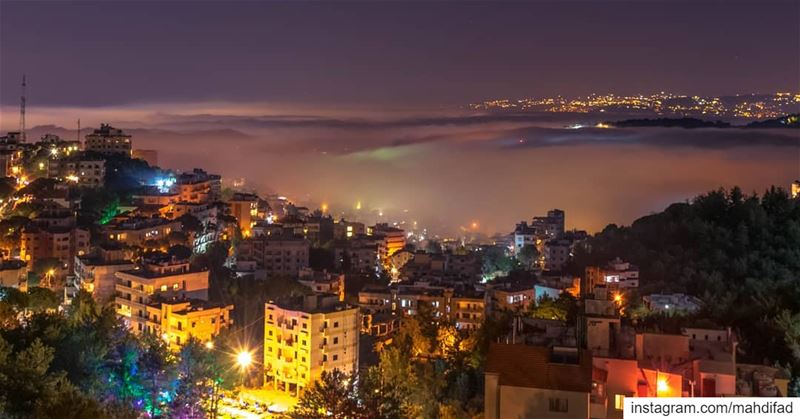  Kayfun Beirut City lights longexposure night photography landscape nature... (Kayfun, Mont-Liban, Lebanon)