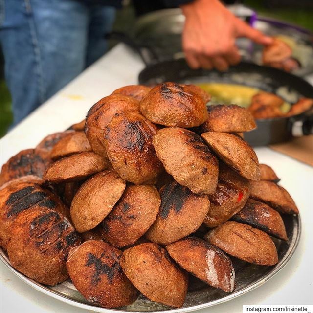 kebbé mechwiyyé : grilled kebbé. This is one of the kebbé variations that... (Saint-Sauveur, Quebec)