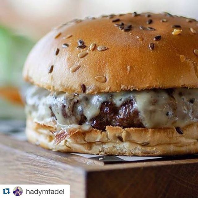 Keep calm it's burger time... Repost @hadymfadel  (Cozmo Café)
