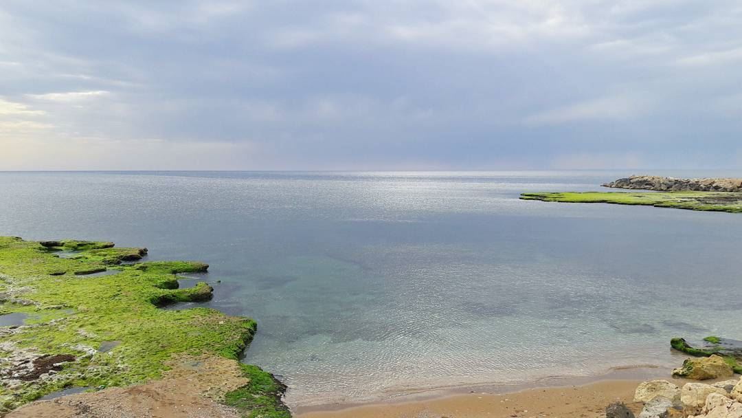 Keep calm, just like the sea today 🌊🌊🌊  Dreamy  Spring   طرابلس  لبنان ... (Mina Beach)