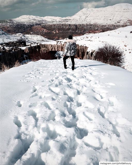 Keeping some white marks ❄️ (Kfardebian, Mont-Liban, Lebanon)