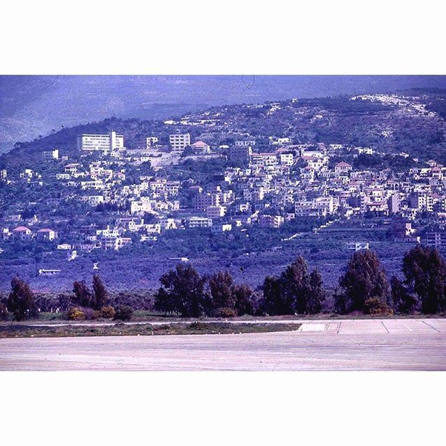 KfarChima Photo Taken From Beirut International Airport In 1965 .