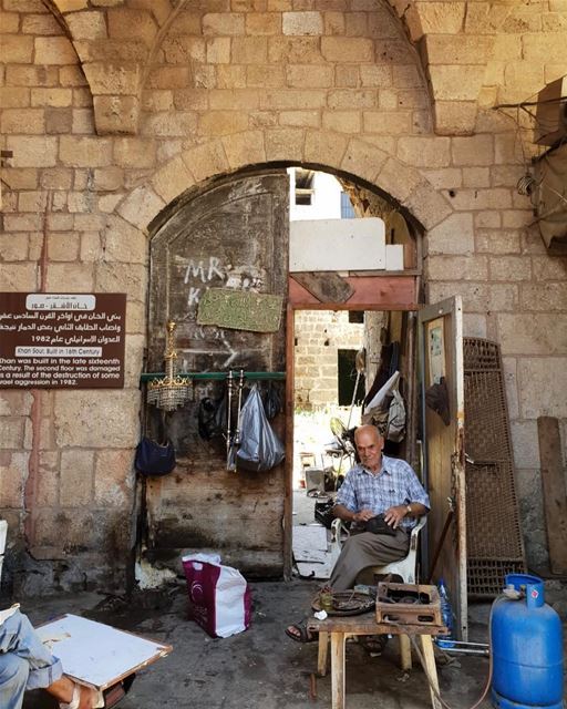 Khan Sour, another abandoned caravanserail in... (Tyre, Lebanon)