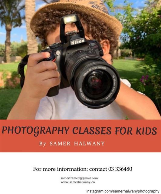 Kids photohraphy class...Let your  kids  dicover the world around them...