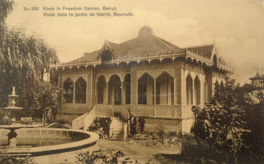 Kiosk in Freedom Garden  1880s