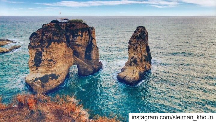 La Grotte aux pigeons 🕊(Mais franchement je n’ai pas vu de pigeons sur... (Raoucheh, Beirut)