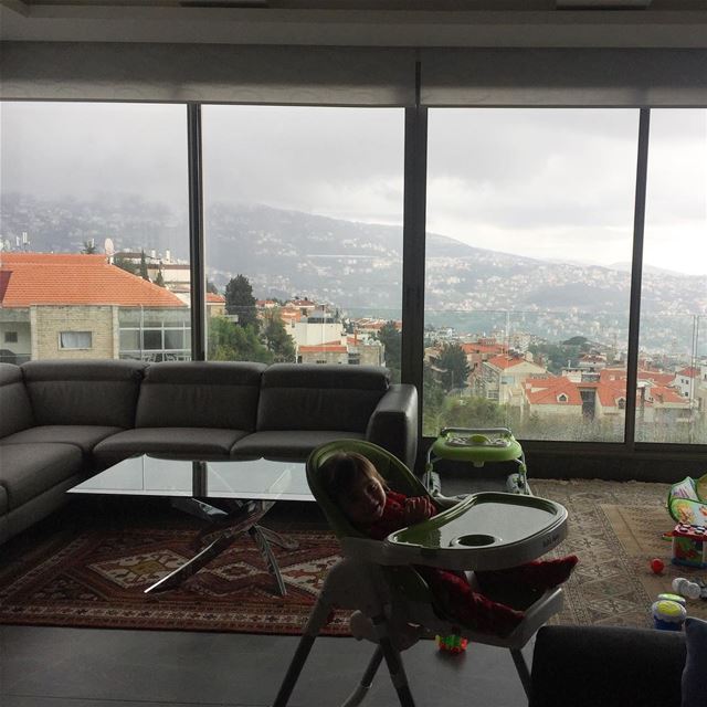  Lallous  Elias  babyboy  apartment  mountains  rain  cloudy  view ... (Ballouneh, Mont-Liban, Lebanon)