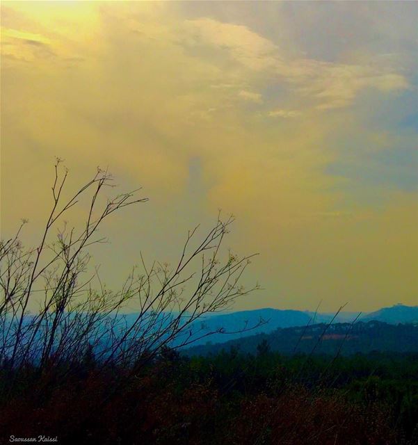  landscape  mountains  goldensky  clouds blue  💙 ...