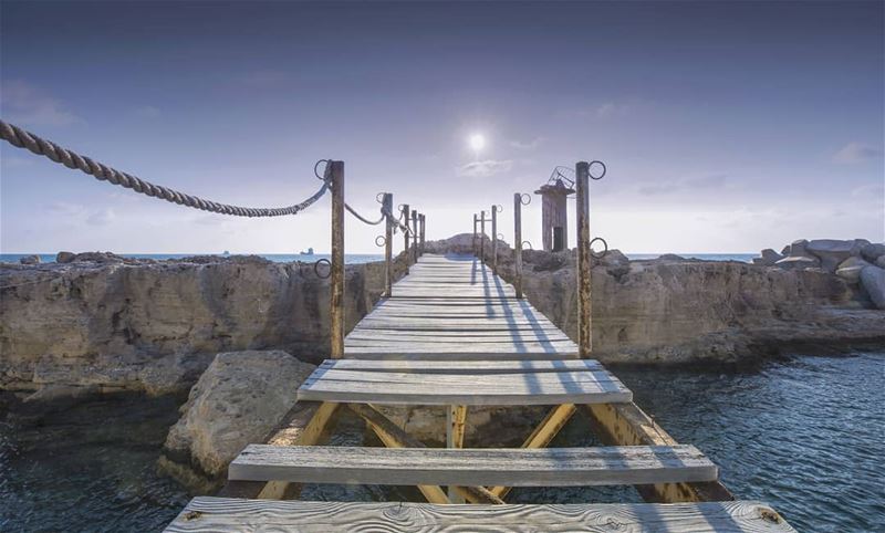  landscape seascape old bridge sunset goldenhour summer lebanon batroun...