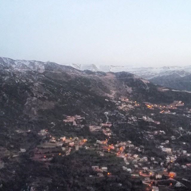  landscape  view  from  the  rangers  army  base  sleeping  camp ... (Laklouk-tannourine)