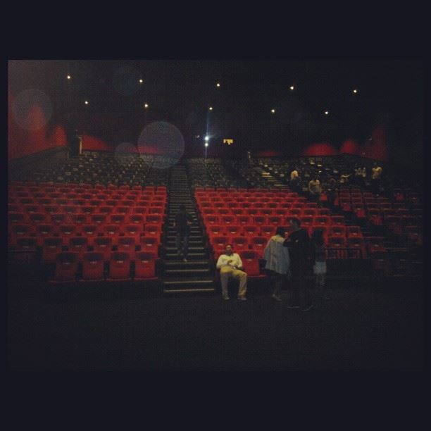 Largest  cinema in  Lebanon!  Taken at 1AM after watching...