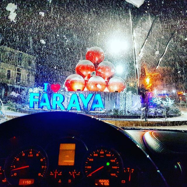 Last Night ❄ lebanon  faraya  favoritehashtagever  positivevibes ... (Faraya, Mont-Liban, Lebanon)