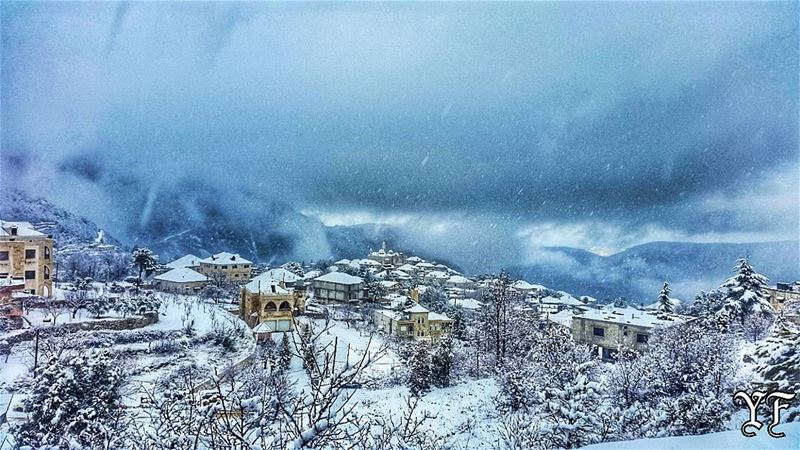 Last One For The Season.... And Maybe Not... Who Knows 🌨❄ livelovedouma ... (Douma, Liban-Nord, Lebanon)