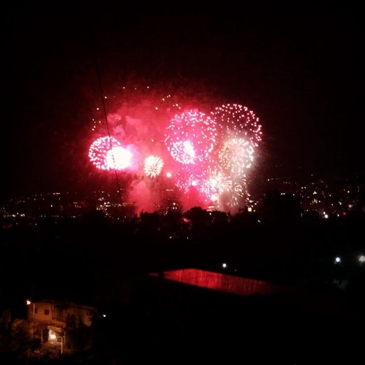 Laughter is the fireworks of the soul  كل عام وأنتم بخير  summerfun ... (Jounieh Summer Festival)