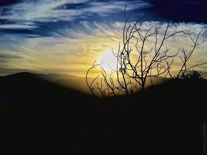 📷🌄☁ leave everything behind to enjoy everyday's sunrise 👌  morning ... (جبل الشيخ)