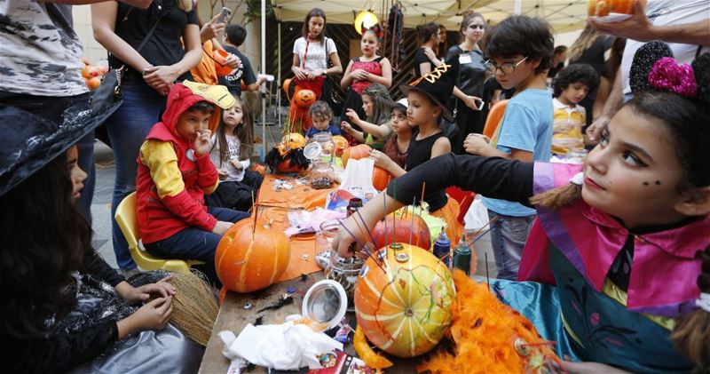 Lebanese Children in Halloween 