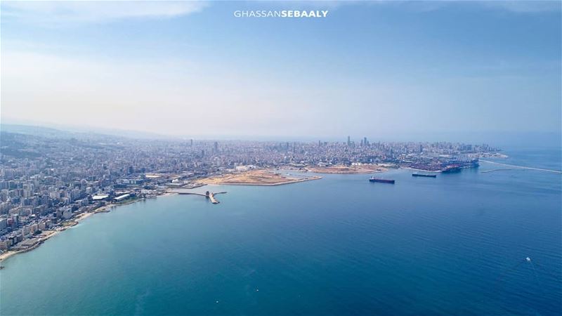 Lebanese coast  dji  drone  photo  dbayeh  lebanon  beirut  sea  coast ... (Dbayeh, Mont-Liban, Lebanon)