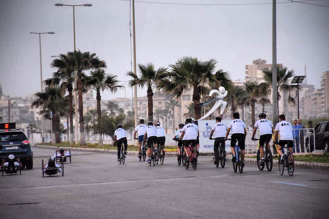 lebanese cycling club (LCC)L.C.C bikers  saidamarathon  supporting... (Saïda, Al Janub, Lebanon)