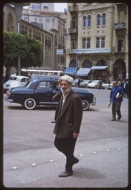 Lebanese man in Parliament Square  1965 