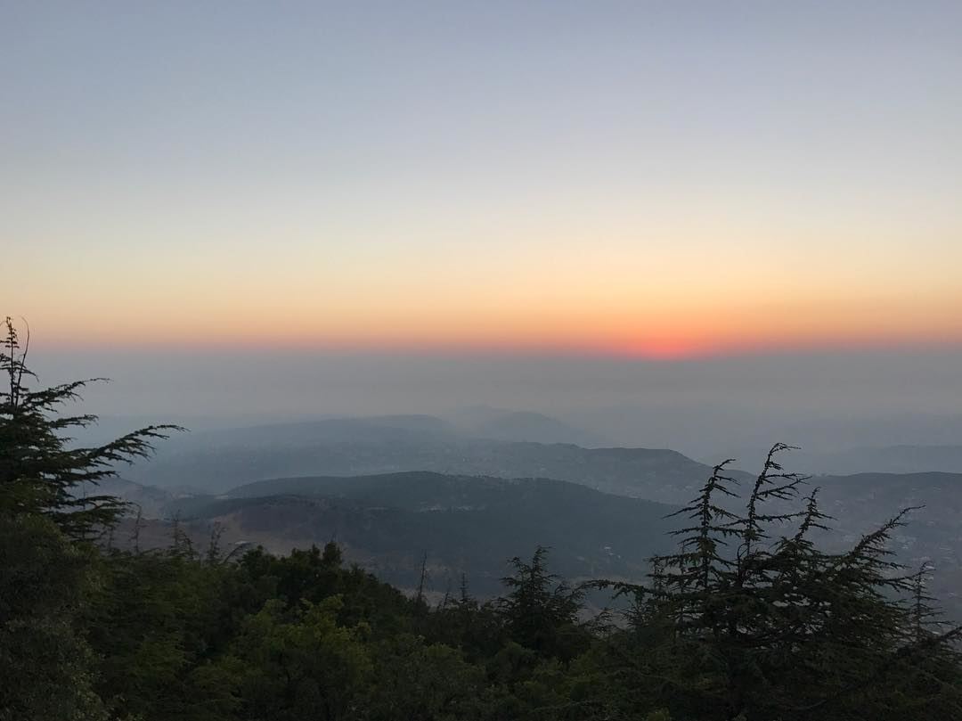 Lebanese sunsets! One of the most beautiful in the world............ (Shouf Biosphere Reserve)