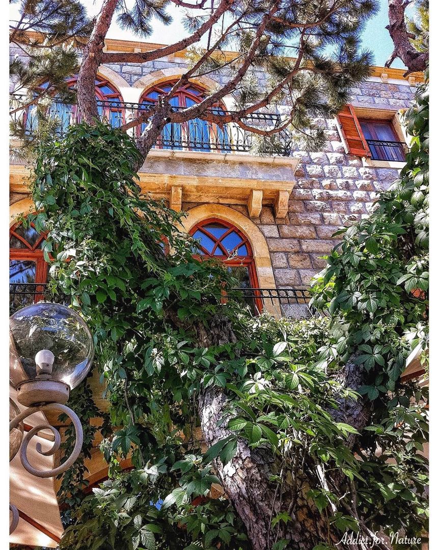  lebanesehouses  villas  lebaneseheritage  balconies  windows  archwindows... (Naas - Bekfaya)