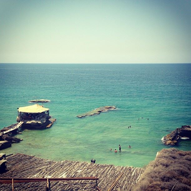  lebanon beach ocean sea blue beautiful amazing batroun view waves pure...