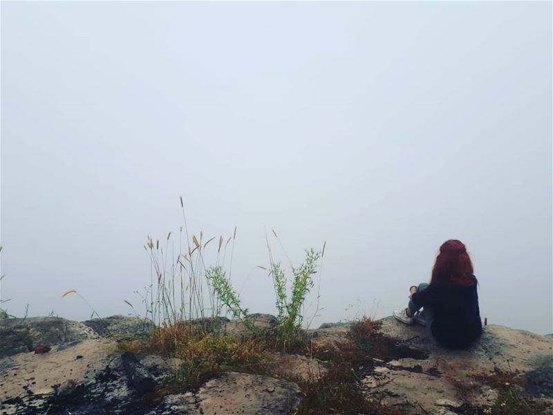 .... lebanon  beautifullebanon  ig_lebanon  fog  mist  hike  hiker ...