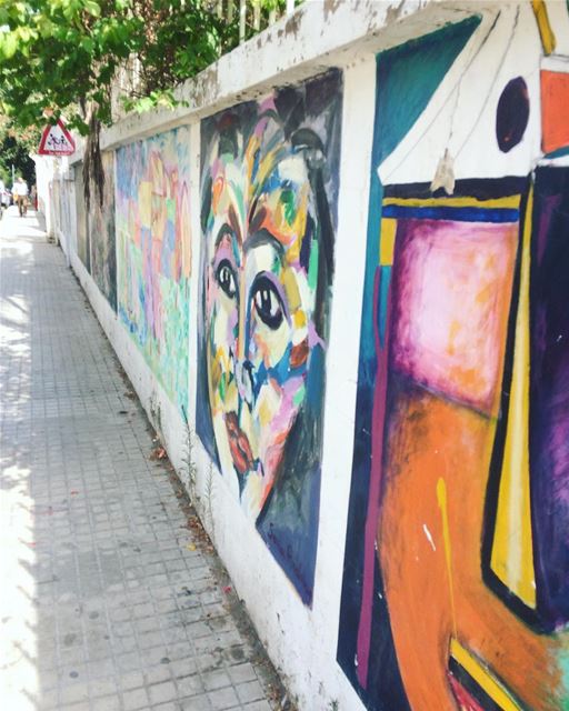  lebanon beirut art walls... (Furn El Chebbek)