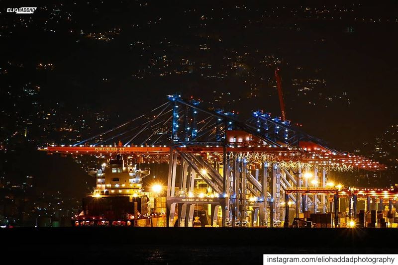  Lebanon  Beirut 🇱🇧 🌆   City  Lights  Colors  Buildings  Port  Traffic ... (Beirut, Lebanon)