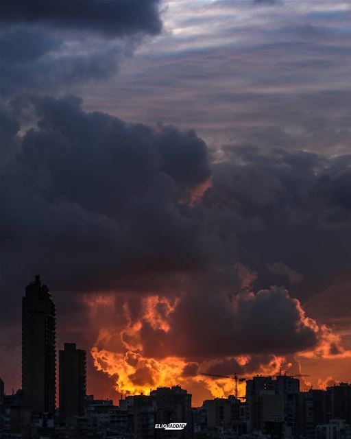  Lebanon  Beirut  City  Sunset ...