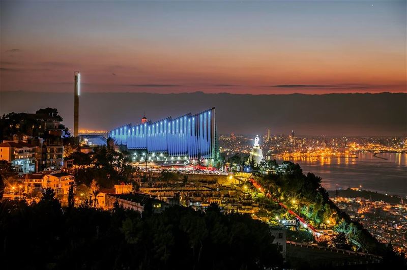  lebanon  beirut  harissa  jounieh  night ... (Harîssa, Mont-Liban, Lebanon)