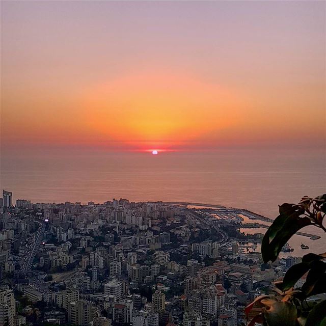  lebanon  beirut  harissa  lebanonspotlights  sunset  sun  Summer ... (Harisa, Mont-Liban, Lebanon)