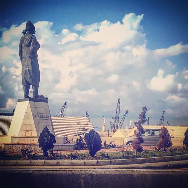 Lebanon  Beirut  Statue  تمثال_المغترب_اللبناني  Photo  Photography  Sky ... (Port of Beirut)
