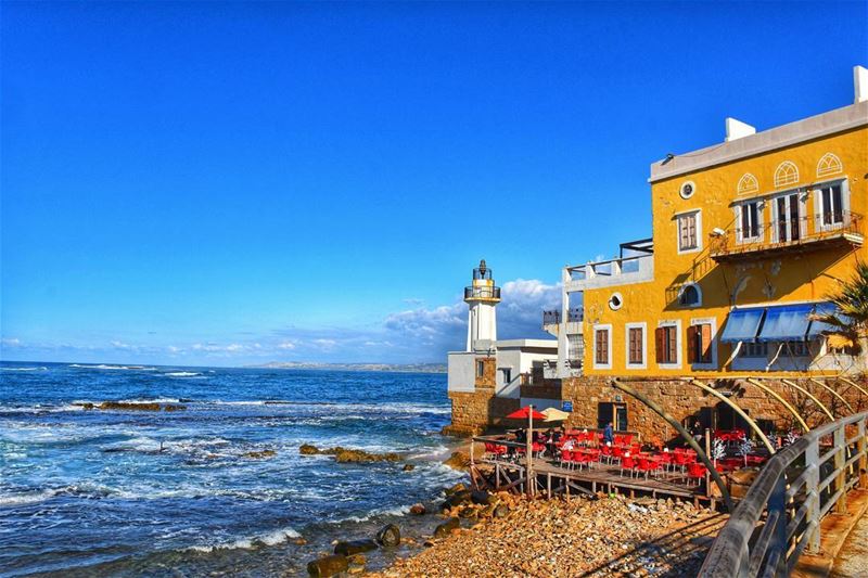  lebanon  beirut  tyre  lighthouse  photography  southlebanon  sea  clouds... (Tyre, Lebanon)